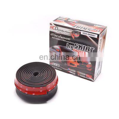 2.5m Front/Rear/Side Skirt/Body Kit/Bumper Lip Skirt Protector Strip Trim