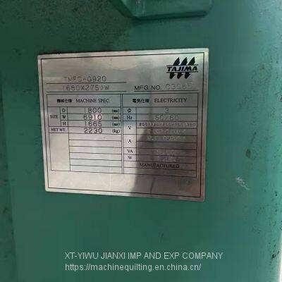 TAJIMA TFGN-920 Embroidery Machine photo-3