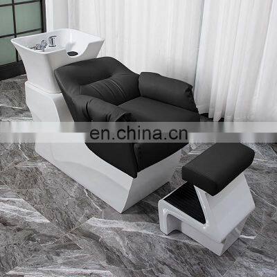 Half Rating Barber Shampoo Bed Massage Bed Ceramic Basin Tool photo-2