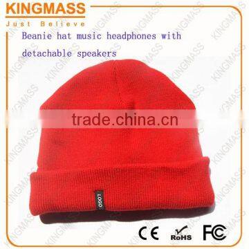 Novelty products for import Music headphone with 100% Acrylic knit hat