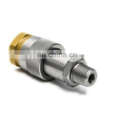Female and Male Screw Lock Type 3/8 Inch KZE-B HPA Hydraulic Quick Coupler for Agricultural Machinery photo-4