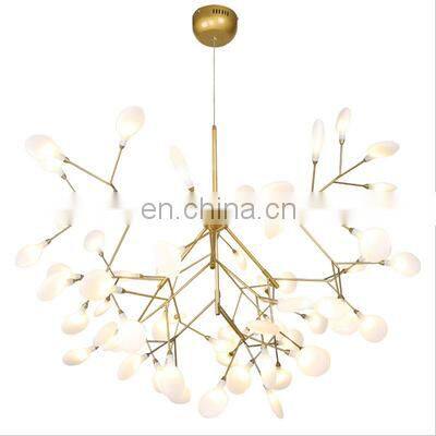 Nordic Firefly Pendant Lamp Tree Branch Indoor Light Suspension Lustres LED Chandelier Light Lamp