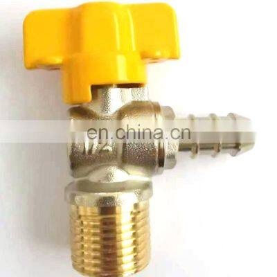 Guaranteed Quality Male Thread Brass Safety Gas Hydraulic Directional Control Valves With Right-Angle