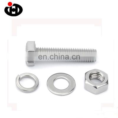 High Quality JINGHONG Fastener Plain Hex Head Nuts Bolt Washer