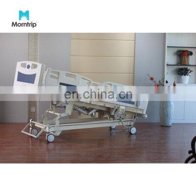 Direct Manufacturer Multi Function Central Brake Mute Casters Electric Ward Room Bed Hospital Icu Beds For For Bedridden Patient