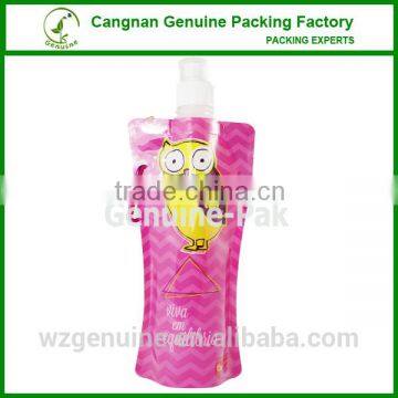 children sports foldable water bottle animal design