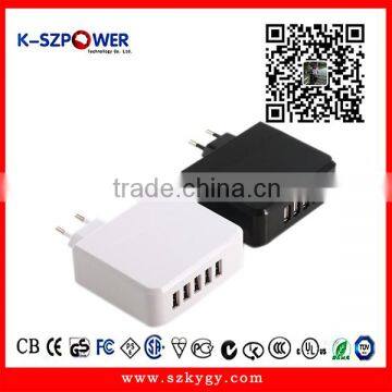 2016 G-series25W K- 054900 5 port 5V desktop multi USB charger/home charger/5 port usb wall charger