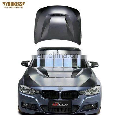 Ukiss Genuine Car Parts Front Hood Bonnet For BMW 3 4 Series F30 F35 F32 F33 F36 Facelift CS Aluminum Front Hood Engine Covers