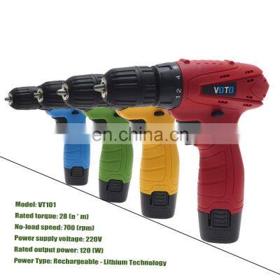 12V 120W Cordless Electric Impact Wrench Rechargeable Lithium Battery Torque Electric Drill Bit Screwdriver Hand Wrench Tool Set photo-4
