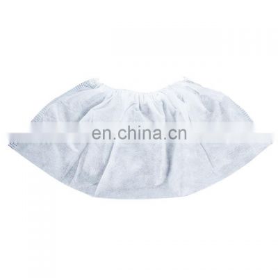 High Quality Disposable nonwoven shoe covers PP CPE wholesale protective white shoe covers