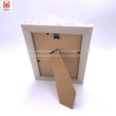 Light Luxury Gold Border PS Plaid Photo Frame Plastic Picture Frame photo-5