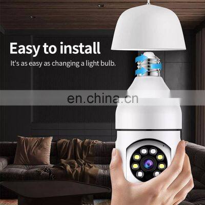 Wifi Panorama Camera Horizontal View 360 Degree CCTV Bulb Camera photo-2