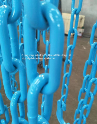 Lifting Chain G80 Mining High Strength Welded Heavy Iron Round Lifting Link Black Mining Chain