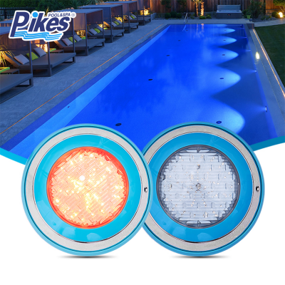 Pikes Stainless Steel Wall Mounted LED Pool Light Remote Control Underwater Lamp for Swimming Pools