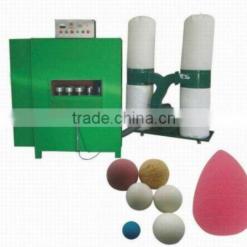 Sponge foam ball buffing machine