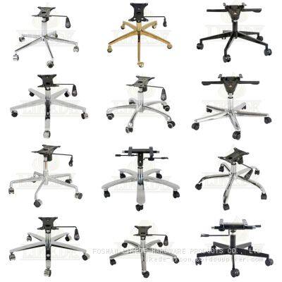 New 4 Star Aluminum Chair Base Swivel Chair Leg Revolving Chair Base photo-2