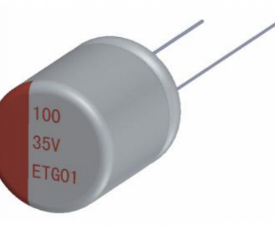 ET series conductive polymer hybrid electrolytic capacitors SMD Type