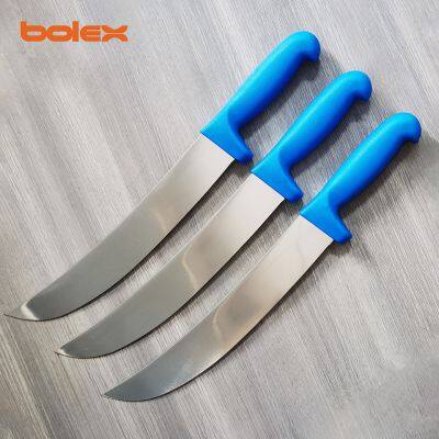 butcher knife breaking knives flutes edge cimeter steak knives produced by BOLEX CUTLERY China