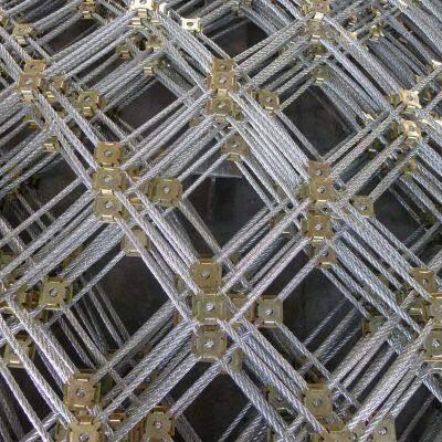 300 Mesh Size Rockfall Protection Wire Rope Net with Welding & Bending for Long-Life Railway Side Slope Stabilization