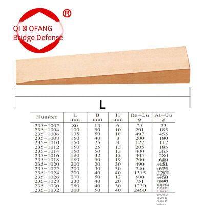 Explosion-proof Wedge Iron, Made of Beryllium Bronze and Aluminum Bronze, Spark-free Tool, Qiaofang Brand photo-3