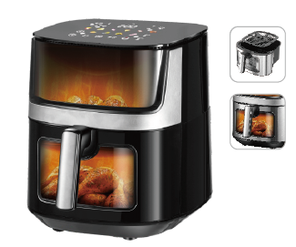 Air Fryer/large Capacity Electric Oven/visual French Fry Machine Intelligent Integrated Oil-free Low-fat Fryer（Wechat:13510231336）