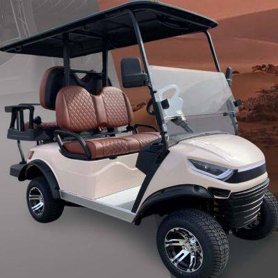 Четырехместный электрический гольф-карт на литиевых батареях