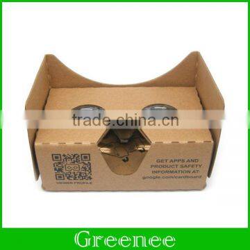 Google Cardboard Kit V2 Big Lens 3D Virtual Reality Cardboard Glasses Compatible With 3-6inch Screen for Smartphon photo-5