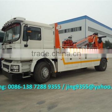 Shacman 4x2 tow wrecker truck, 16 ton wrecker towing truck for sale