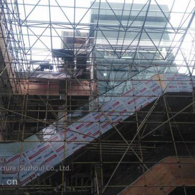 Профессионально изготовленная на заказ стеклянная крыша для освещения за 199 юаня, новый стеклянный солнечный дворик, полусферический стеклянный навес Wanda, крыша из стальной конструкции