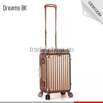 CE Approved Professional Aluminum Magnesium Case Rose Gold Trolley Case photo-4