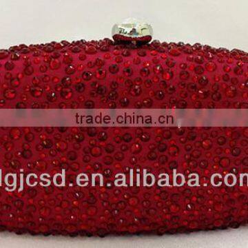 0841 rinestone crystal mesh evening bag matching dress for wedding and party