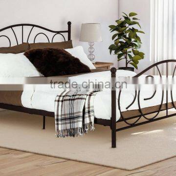 modern metal bed