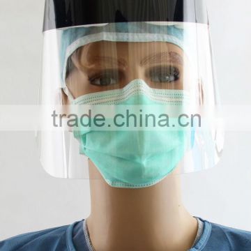 Disposable waterproof & anti-fog face shield