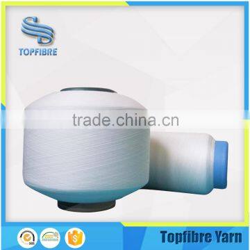 Raw White Color Cut Resistant Covered Polyester Yarn