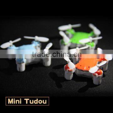 Minitudou 2016 Super Nano Upgraded Version Headless Nano 1 Smallest Drone RC Quadcopter With Colorful Light photo-2