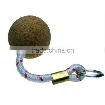 Floating Cork Ball Keyrings