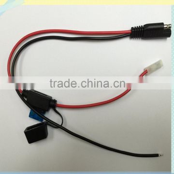 New Red /Black of wire 15A molding fuse Crimp 187 type Terminal of Auto Lighting System Power cable