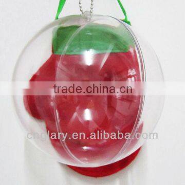 12cm clear plastic ball,bauble