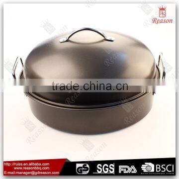 Outdoor Grill Pan With Metal Cover