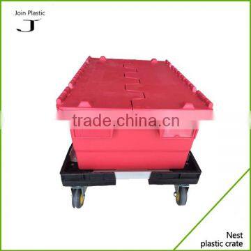 Heavy duty dolly for plasitc moving box