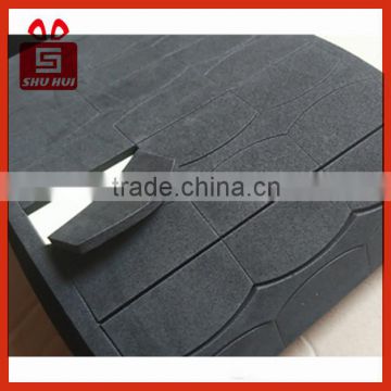 Pre-Cut strong adhesive EVA foam pad Super Strong Double Sided black Foam Tape Pad Mounting Rectangle / Round Adhesive