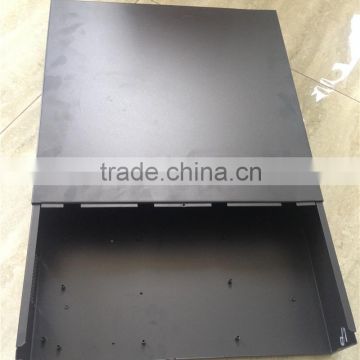 Custom electrostatic spraying sheet metal network cabinet