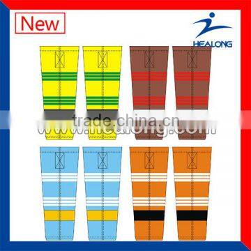 Any Custom Design Subliamtion Hockey Socks, Cheap Wholesale Hockey Socks