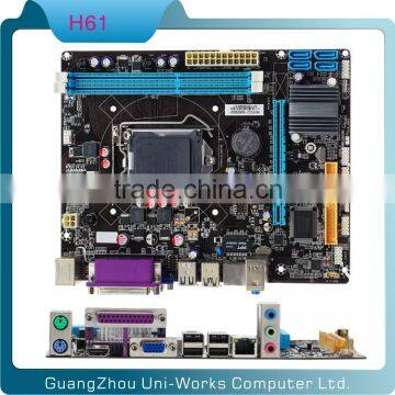 Micro-ATX intel ddr3 intergrated h61 Motherboard