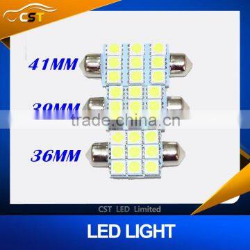 31mm 36mm 39mm 42mm 5050 SMD 6 LED Festoon Dome Car Light auto door Lamp instrument Bulb lighting White 12V work lamp