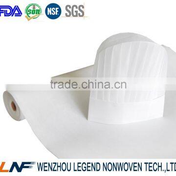 Hot Selling Cheap Blue White Chef Cap Nonwoven Fabric