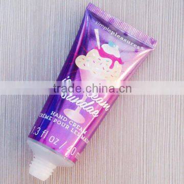 Customized 40ml plastic cosmetic tube packaging