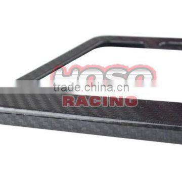 JDM /FF 3K TWILL REAL 100% CARBON FIBER LICENSE PLATE FRAME photo-4