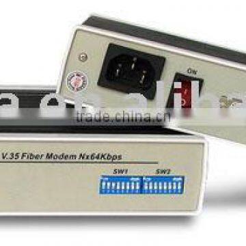 V.35 to optic fiber modem