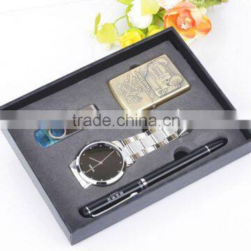 Hot! stainless steel gift watches with delicaded box,high quality watch paper gift box